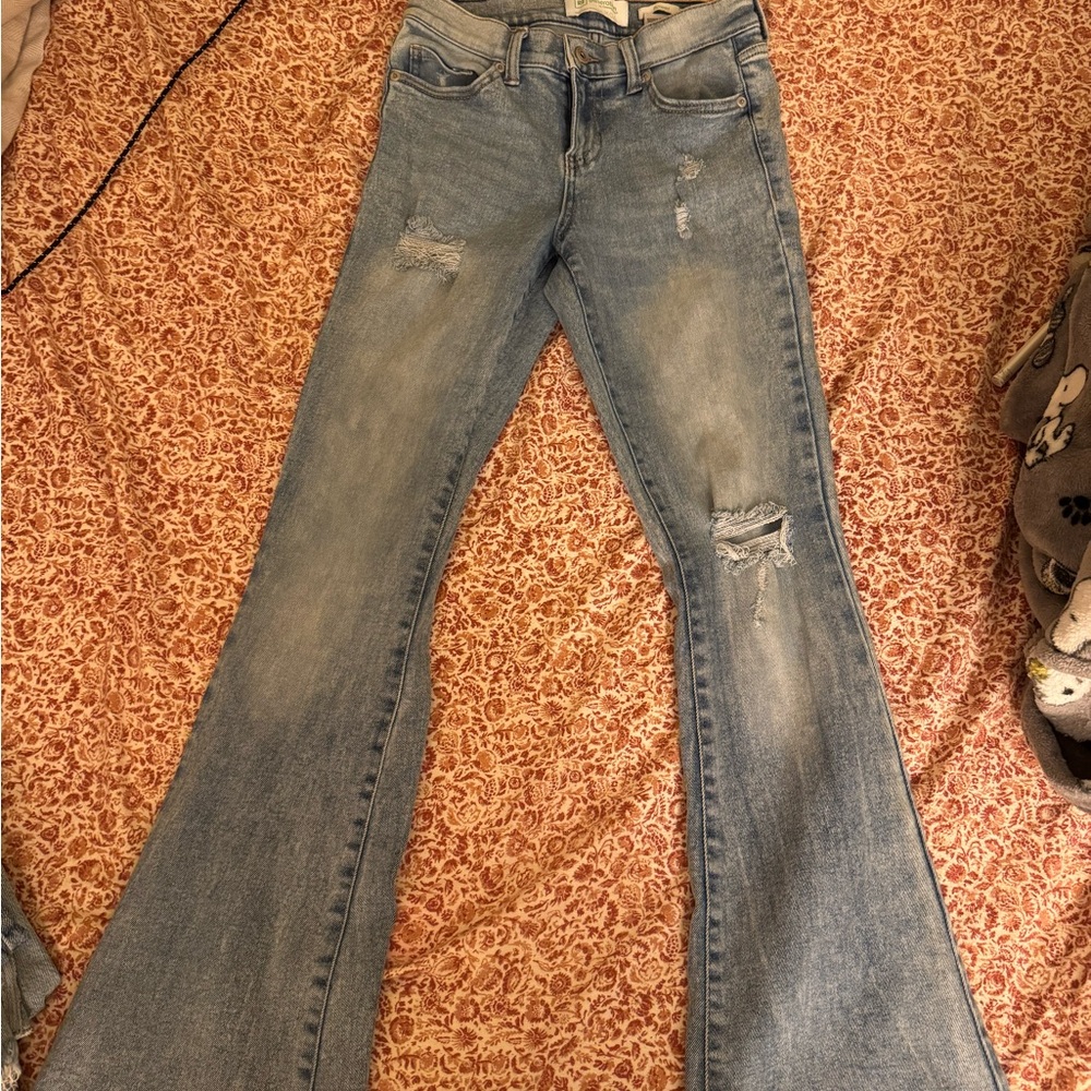 Bootcut Blue Jeans Ripped / Distressed 2000s - Picture 6 of 6